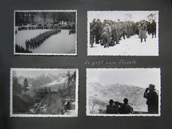Seite des Fotoalbums Walter Bodes